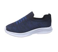 Générique Baskets Mode Femme Baskets légères pour Femmes, Chaussures de Course décontractées à Enfiler, pour l'extérieur et Le Quotidien, Design Tendance (Blue, 41)