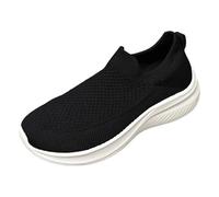 Générique Baskets Mode Femme Baskets Tendance pour Femmes, Chaussures de Course légères et décontractées pour Sports de Plein air, Design élégant et Confortable Toutes Les Saisons (Black, 38)