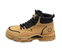 Générique Baskets Montantes Homme - Chaussures De Travail Homme Souple Chaussures Polaire Large Basket Épaisse Fashion Bottes D'Extérieur Casual Bottes Chauds Et Confortables