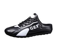 Générique Baskets Ouvertes ArrièRe Homme Marche Dos Nu Baskets Printemps Nouvelles Chaussures Paresseux sans Lacet Et Demi Pantoufles Commerce ExtéRieur Chaussures DéContractéEs