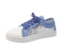Générique Baskets Plates Femme à Lacet Chaussures Plat Dentelle Bohème Basses Respirantes Outdoor Mocassin Confortable Mode Sneakers Femmes Bas Sneaker à Lacets Antidérapant