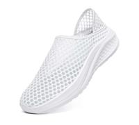 Générique Baskets Respirantes en Tricot pour Hommes, Chaussures Confortables à Enfiler pour Marche, Doublure Aérée, Semelle Flexible, pour Course, Yoga, Gym, Plage, Été Printemps