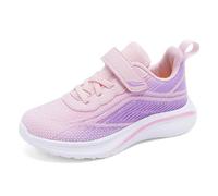 Générique Baskets Tendance Enfants Lacets, Chaussures Course Confortables - Baskets Légères Coloris Assortis, Parfaites École Et Athlétisme