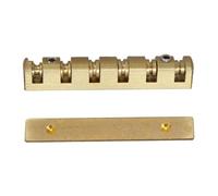 Générique Bass Guitar Roller Nut En Laiton avec Hauteur Réglable Écrou de Basse Électrique et Accessoires Légers Clé pour Réglage Précis Incluse Adapté Aux Élèv