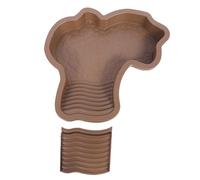 Générique Bassin d'eau pour Reptiles, Bassin De Bain pour Tortues avec Rampe, Bol De Nourriture pour Tortues, Bac De Trempage pour Gecko, Serpent, Tortue, Dragon Barbu