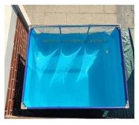 Générique Bassin Flexible pour étangs à koïs et Aquariums d'intérieur, 100 x 60 x 51 cm, avec vanne de vidange et hublot, idéal pour l'élevage de koïs et de Poissons Rouges.