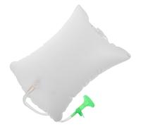 Générique Bassine à Shampoing Portable en Plastique Blanc Facile à Transporter Gonflable pour Lavage des Cheveux à Domicile Voyage, pour Patients Alités et Personnes Handicapées