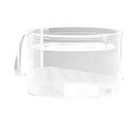 Générique Bassine De Voyage Pliable Transparente - Bac Portable avec Poignées | Bac Gain De Place pour Lessive Et Légumes | pour Camping, Voyage D’Affaires, Plage, Jardin, Ferme, Terrasse, Crèche
