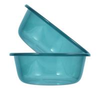 Générique Bassine en Plastique Épais 2pcs pour Lavage du Visage et Bain de Pieds, Grosse Capacité, Surface Lisse et Sûre, pour Maison et Salon