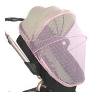 Générique Bassinet Net - Stroller Net Baby Net Full Cover | Full Cover Stroller Tent | Portable Crib Netting Mesh Protective for Travel Baby Pram Net Breathable, for City Walk