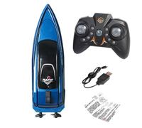 Générique Bateau Fiscal à Distance | Bateau à Distance contrôlé | 2,4 g de sans Fil | Jouets de Baignoire à Grande Vitesse, imperméables et Polyvalents pour enfantss et Adultes.