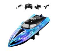 Générique Bateau RC Jouet | Véhicule Nautique de Course Rechargeable et Étanche | Jouet Bateau De Course Télécommandé | Garçons, Filles, Étudiants, Ados, Piscine, Étang, Lac, Jardin Et