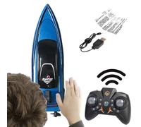 Générique Bateau RC | Jouets Aquatiques de Course 2.4 GHz - Télécommande de Bateau de Course | pour Piscine Lac Étang Rivière Plage Parc Garçons Et Filles De 4 À 12 Ans