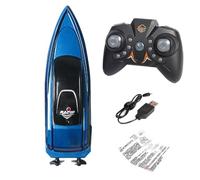 Générique Bateau Télécommandé | Jouet Aquatique 2.4G avec Figures | Bateau Électrique - pour Garçons et Filles de 4 à 12 Ans pour Piscine Lac Étang Rivière Plage et Parc