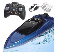 Générique Bateau Télécommandé | Jouets Aquatiques de Course 2.4 GHz,Télécommande pour Bateau Aquatique,pour Garçons et Filles de 4 à 12 Ans pour Piscine Lac Étang Rivière Plage et Parc