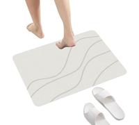 Générique Bathroom Anti-Slip Mat - Diatomaceous Earth Quick-Drying Shower Mat | Non-Slip Absorbent Carpet | 40x60cm, for Home Apartment Farmhouse Bathroom Toilet Kitchen Laundry