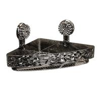 Générique Bathroom Corner, Wall Shelf, Triangle Rack, No Hole Design, Suction Cup Mount, Pet Material Build, 11.81x8.66x2.36 inches, 380g Weight, Large Load Capacity, Ideal for Kitchen, Shower
