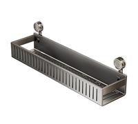 Générique Bathroom Shelf, Shower Rack Organizer, 15.75x5.71x4.72 inches Wall Mounted Suction Cup Storage Solution with Drain Holes, Suction Shelf for Shower, Dorm, Apartment, Home, Indoor