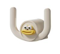 Générique Bathroom Slippers Hanger, Wall-Mounted Cartoon Sausage Mouth Rack, No-Punch Space-Saving Shoe Holder, Fun Organizer for Door, Coat, Scarf, and Towel Storage