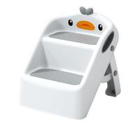 Générique Bathroom Step Stool for | Non-Slip Stepping StoolToddler Bathroom StepStool - Child StepStool Compact Toddlerr Toilet Step Stool for Home