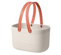 Générique Bathroom Storage Basket - Draining Toiletry Organizer Box , Shower Organizer With Handles | Portable Shower Bin For College Dorms, Apartments, Travel, Camping, And Personal Care Accessories