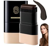 Générique Bâton de coloration instantanée avec peigne intégré, bâton de retouche de coloration pour cheveux portatifs (Noir-Marron)