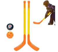 Générique Baton De Hockey Enfant, 70cm Ensemble Crosse Et Balle De Hockey pour Enfant, Énergie De Coordination, Envie De Rapidité, Impulsion De Hockeys - en ABS - pour Débutants, Garçons Et Filles