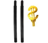 Générique Bâton de Marche Halloween Détachable Sections Canne de Costume Cosplay Accessoire Baguette Magique pour Fête et Carnaval