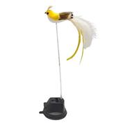 Générique Bâton de taquinerie pour Chat, de taquinerie pour Chat - Teaser de à Ressort en Plumes d'oiseau avec Ventouse | Fournitures pour Chats pour Amis, Famille, collègues, Maison pour Chats