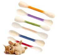 Générique Bâtonnets Coton pour Chat, Jeu Interactif en Feutrine, Nettoyer Les Dents Tige, Ludique À La Cataire, Multipurpose Outdoor Indoor Utility Portable Lightweight Nettoyer Les Dents