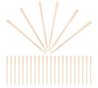 Générique Bâtonnets D’épilation à Cire en Bois 100 Pièces, Applicateurs Ovales pour Cire Dure, Usage Unique, Surface Lisse sans Bavure, Outil D’épilation Corporelle pour Visage et Corps