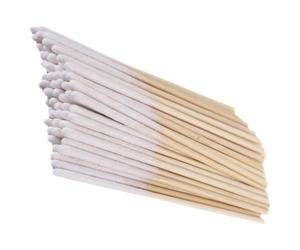 Générique Bâtonnets de Coton Longs Épais 60 Pièces, Coton Doux Non Pelucheux pour Maquillage et Nettoyage Précis, Accessoires de Maquillage pour Femmes, Utilisation Quotidienne à Domicile