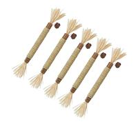 Générique Bâtonnets De Silvervine pour Chats, 5 Pièces Comestibles À Lécher Naturel Résistant Aux Morsures, Jouets pour Chats Silvervine Naturels, pour Enrichissement et Ennui en Plein Air