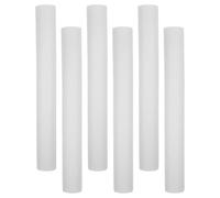 Générique Bâtonnets en mousse pour compositions, lot de 6, mousse blanche de 40 cm, forte rigidité, faciles à manipuler, pour fleuristes et décorations de mariage