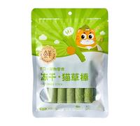 Générique Bâtons de Dentition en Naturelle pour Chat, Boules de Cage en pour Chat, Jouets Doux pour pour l'élimination des Boules de Poils, Bâtonnet d'pour, Nettoyage des Dents, Nourriture pour Chats