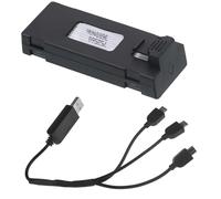 Générique Batterie de 3600 mAh résistante Chocs Compatible avec Les modèles E88 / E99 / E89 / P1 / K7 / E55 Gestion Intelligente de la Batterie de Photographie aérienne Longue durée