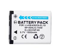 Générique Batterie de Rechange Compatible avec Li-40B / Li-42B - 1500 mAh 3.7V - Fuji NP45