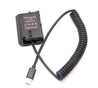 Générique Batterie factice à décodage Complet Type C USB en-EL15, d ' Adaptateur de Batterie factice pour Appareil Photo, câble de Type C