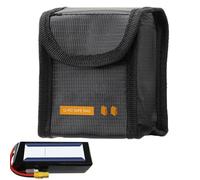 Générique Battery Bag Fireproof, Protector for Lithium Batteries, Flame Retardant Fireproof Battery Guard, High Temperature Resistant, for Safe Charging 4.33x3.5x2.48 inches
