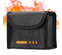 Générique Battery Bag, Flame Retardant Holder, High Temperature Fireproof Battery Guard for Drone Accessories But This Safe Bag Also Affords Easy and Quick Access, Enhancing Work Productivity an