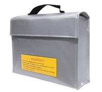 Générique Battery Safety Bag, Portable Battery Storage Guard Protector, 10.20x5.1x5.3 inches Compact Wear Resistant Charging Pouch, Secure Organizer for Safe Transportation and Storage