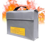 Générique Battery Storage Bag Fireproof, Battery Guard Pouch, Wear-Resistant Safety Boxes, Portable Organizer for Transportation and Charging