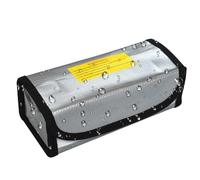 Générique Battery Storage Bag, Waterproof Fireproof Carry Pouch, 185x75x60mm / 7.29x2.96x2.36inches Performance and Safety, Carrying Protector Safe Organizer for Home, Travel, Camping