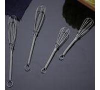 Générique Batteur à œufs manuel rotatif - Mini fouet de cuisine - Outil de cuisson pour œufs (13 cm)