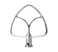 Générique Batteur Plat en Acier Inoxydable, Compatible avec Les Accessoires de Remplacement des batteurs sur Socle KitchenAid 4,5 à 5 pintes, Compatible avec Les Accessoires de mixage KitchenAid