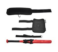 Générique Batting Swing Trainer, Magnetic Batting Machine, Pitching Accuracy Enhancer, Sturdy Youth Training Equipment for Outdoor, Backyard, Practice, Sports Drills, Black Colored