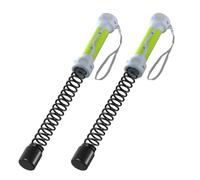 Générique Battle Rope - Stainless Steel Spring Soft Rubber ABS 51x3.5cm | Second Weighted 3-in-1 Fitness Combat Rope | Cordless Arm Strength Trainer for Home Exercise Training and Daily Work