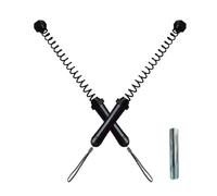 Générique Battle Ropes avec Poignées | Équipement D'Entraînement Pondéré,Corde D'Entraînement,pour La Remise en Forme, l'exercice Complet du Corps, Le Développement Musculaire, Le