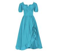 Générique Bavarois VêTements, Costume FêTe de La BièRe Femme Costume de Jeune Bavaroise avec BièRe Femme Robe Dirndl BavièRe Oktoberfest Set 3 PièCes Deguisement Halloween Vampire Robe FêTe