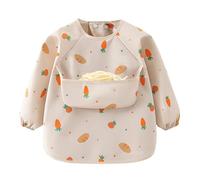 Générique Bavoir À Manches Longues | 6-36 Mois Tablier Bébé Imperméable À Manches Douces | Bavoirs Pour Le Manger Et L'Alimentation Tablier De Sevrage - Pour Garçons Et Filles